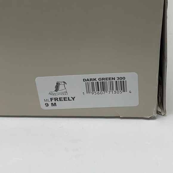 NWT men’s Marc Fisher LTD Freely waterproof lug sole dark green boots size 9 - Picture 9 of 9